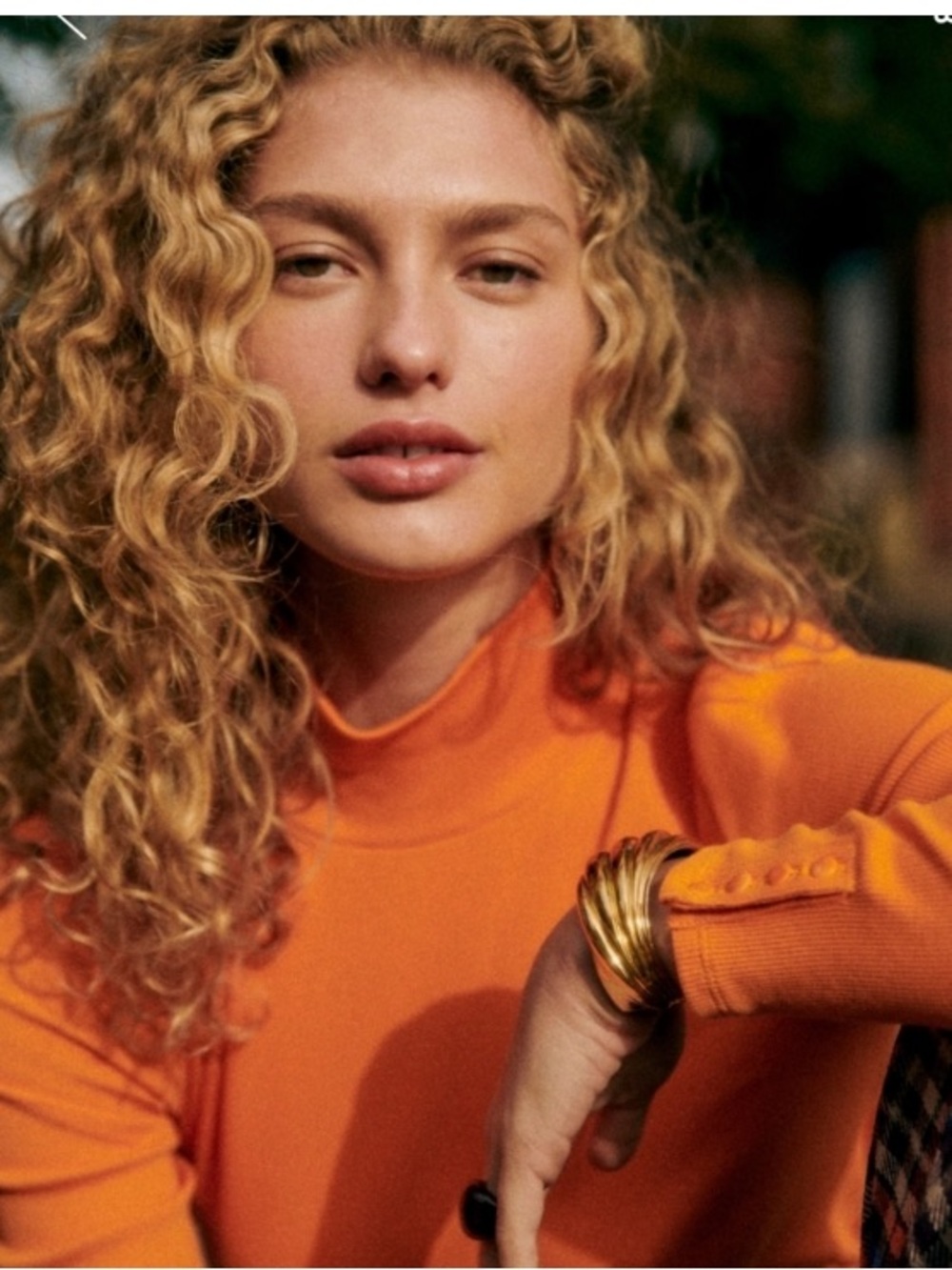 Sézane Felix Ribbed Jumper - Orange - Medium